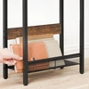 CHOEZON siauras pagalbinis staliukas su įkrovimo stotele, medinis ir metalinis, 42x18x61 cm, DTBZ05CBF