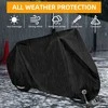 Chuner motociklo tentas, vandeniui atsparus poliesterio uždangalas, XXL 245x105x125 cm