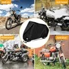 Chuner motociklo tentas, vandeniui atsparus poliesterio uždangalas, XXL 245x105x125 cm