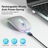 Cimetech belaidė optinė pelė, Bluetooth 5.1 ir 2,4 GHz, įkraunama, EU-M01-RD-SR