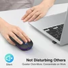 cimetech belaidė optinė pelė, Bluetooth 5.1 ir 2,4 GHz, su LED, EU-M01-RD-BK