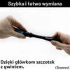 Cleaneed automobilių valymo šepetėlių rinkinys su 4 keičiamomis galvutėmis 8720256264231