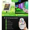 CLY saulės energija maitinamas RGB LED prožektorius su nuotoliniu valdymu, 6 W, IP66, 10 spalvų, 30 režimų