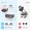 COMFIER belaidis galvos odos masažuoklis su 4 režimais, IPX7, CF-4902-EU