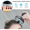 COMFIER elektrinis galvos odos masažuoklis su 4 galvutėmis, belaidis, IPX7, CF-4902BLK-EU