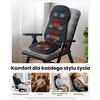COMFIER masažinis sėdynės kilimėlis su šildymu ir vibracija CF-2402-EU