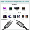 ConnBull Thunderbolt 5 USB-C kabelis 80 Gbit/s 240 W 30 cm TB5-80G-1FT