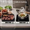 COOKTRON indukcinė kaitlentė su ketaus grilio plokšte 2000 W FS-IC011F
