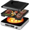 COOKTRON indukcinė kaitlentė su ketaus grilio plokšte 2000 W FS-IC011F
