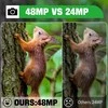 Coolifepro mini Wi-Fi laukinės gamtos stebėjimo kamera, 32 MP, 1080P, naktinis matymas, IP66, SV-TCQW