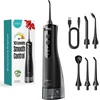 COSLUS belaidis burnos irigatorius 300 ml, IPX7, 10 lygių, įkraunamas USB E40