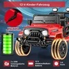 COSTWAY 12V elektrinis vaikiškas automobilis, raudonas