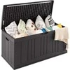 COSTWAY sodo dėžė 300 l, atspari orui, HDPE plastikas, 114 × 55 × 61 cm, ZB34073DE