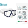 Cressi nardymo ir snorkelinimo kaukė su keturiais grūdinto stiklo lęšiais ir kvėpavimo vamzdeliu Horizon Scilla, juoda
