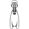 Cressi nardymo plaukmenys su atvira kulno dalimi Frog Plus BF203044, juoda/balta