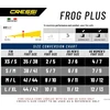 Cressi nardymo plaukmenys su reguliuojamu atviru kulnu, Frog Plus, mėlyna/sidabrinė