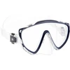 Cressi nardymo rinkinys su Tonga pelekiais, Tino kauke ir Scilla snorkeliu, grūdintas stiklas, Clear/Mėlyna Navy, L/XL