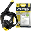 Cressi pilno veido nardymo kaukė su sauso oro sistema ir silikoniniu sandarikliu Bali XDT085055