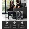 °CUBES mini šaldytuvas gėrimams 48 l su stiklinėmis durimis, juodas, HUS-CC 182