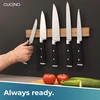 Cucino magnetinė juosta peiliams iš bambuko, 40 cm, Holder16_bamboo2