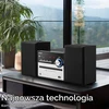 Muzikinis centras Cyberlux mini Hi-Fi stereo sistema su CD/MP3, FM radiju, USB ir LED ekranu 3120