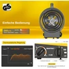 DAHTEC nešiojamas elektrinis šildytuvas 3000 W su termostatu BGP1308-03