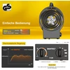 DAHTEC nešiojamasis elektrinis šildytuvas 5000 W su termostatu BGP1308-05