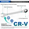 DAKCOS kombinuotų veržliarakčių su reketu rinkinys 6–19 mm, 12 vnt., RMS-MIX