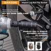 DAKCOS smūginė galvutė ratų veržlėms 18,5–19,5 mm, 1/2 col., KSS01