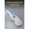 DAREU belaidė žaidimų pelė 4 kHz, 26000 DPI, 55 g A950 PRO-WH