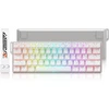 DAREU mechaninė žaidimų klaviatūra 60% su magnetiniais jungikliais, 8000 Hz, COOL60-WH