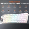 DAREU mechaninė žaidimų klaviatūra 60% su magnetiniais jungikliais, 8000 Hz, COOL60-WH