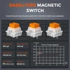 DAREU mechaninė žaidimų klaviatūra 60% su magnetiniais jungikliais, 8000 Hz, COOL60-WH