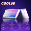 DAREU mechaninė žaidimų klaviatūra 65 %, 68 klavišai, Hall Effect, 8000 Hz, COOL68-AU