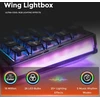 DAREU mechaninė žaidimų klaviatūra su Hall Effect jungikliais, 8000 Hz, COOL68-BK
