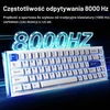 DAREU žaidimų klaviatūra COOL68-BW, 68 klavišai, magnetiniai jungikliai, 8000 Hz