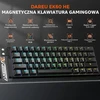 DAREU žaidimų klaviatūra su Hall efekto jungikliais, 8 kHz, EK60 HE-BK