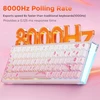 DAREU žaidimų klaviatūra su Hall Effect jungikliais, 68 klavišų, 8000 Hz, COOL68-SP