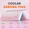 DAREU žaidimų klaviatūra su Hall Effect jungikliais, 68 klavišų, 8000 Hz, COOL68-SP