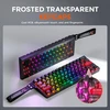 DAREU žaidimų klaviatūra su magnetiniais jungikliais, 60 %, 8 kHz, RGB, COOL60-BK
