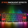 DAREU žaidimų klaviatūra su magnetiniais jungikliais, 60 %, 8 kHz, RGB, COOL60-BK