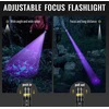 DARKBEAM dviguba UV LED žibintuvėlis 365nm ir 395nm, įkraunamas, 10 W, IPX4, A900