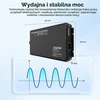 DATOUBOSS automobilinis grynosios sinusoidės įtampos keitiklis 12 V į 230 V, 3000 W, 12V 3000W EU