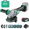 DCA akumuliatorinis kampinis šlifuoklis 20 V, Ø125 mm, 630 W, 4,0 Ah akumuliatorius, ADSM06-125