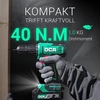 DCA smūginis akumuliatorinis gręžtuvas-suktuvas 20 V, 40 Nm, 13 mm ADJZ2035i13(ADW-DE01)