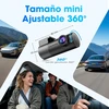 ddpai automobilinė kamera MINI Pro 4K su 64 GB kortele, Wi-Fi 6 ir 360° objektyvu