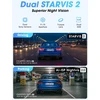DDPAI automobilinis vaizdo registratorius Z60 Pro, 4K + 1080p, STARVIS 2, Wi-Fi, GPS