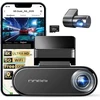 ddpai dviejų kanalų automobilinė vaizdo kamera N5 Dual 4K ir 1080p su GPS