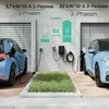 Deaccessories deWB11 Elektromobilių įkrovimo stotelė su programėle, 22 kW