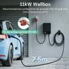 Deaccessories deWB11 Elektromobilių įkrovimo stotelė su programėle, 11 kW